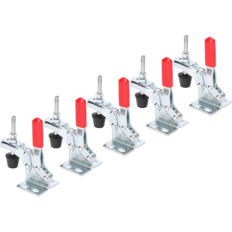 5-teiliges Schnellspann-Kniehebelspannsystem für vertikale Befestigung, 30 kg Spannkraft (1/5)