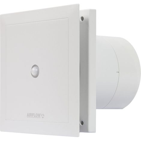 Airflow QT120MST Aspiratore Bagno con Sensore Movimento e Timer 15 Min, 120 mm, Made in Germany, 32 dB, 2 Velocità, QuietMark, 10/13 W, Garanzia 3 Anni (1/4)