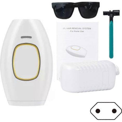 Epilatore laser indolore, multifunzionale e sicuro, con 5 modalità di epilazione, per il corpo, colore bianco. - AquaForge (1/5)
