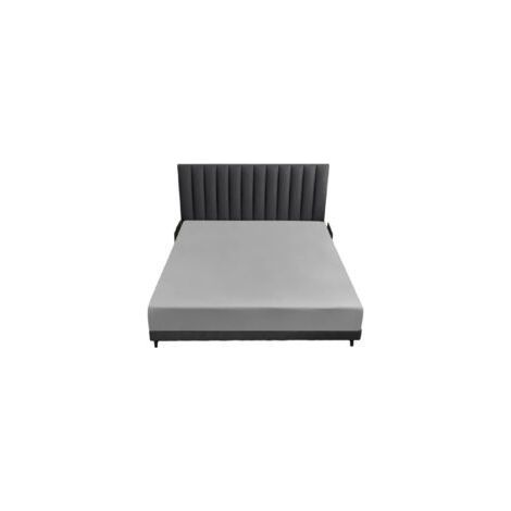 Wasserdichter Matratzenschoner – Dunkelgrau – Maße 120 × 200 cm + 30 cm tiefe Tasche (1/5)