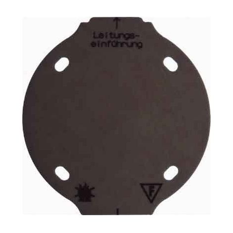 HAGER  BASE AUTOEXTINGUIBLE POUR SOCKET NOIR BERKER 133111
