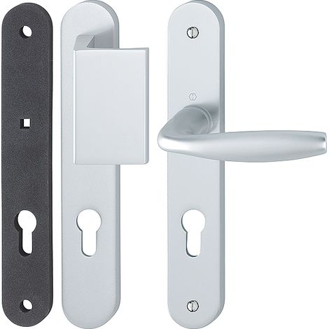 Satz Griffe für Aluminium-Haustür New York Palettenversion - 195 mm - HOPPE - 11506544