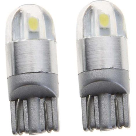 12pièces Ampoules Led Blanc Puissant Pour Voiture Système Anti-erreur Antibrouillard Feux Arrière Feux De Jour Et Clignotants Remplacement Standard à Haute Dissipation Thermique
