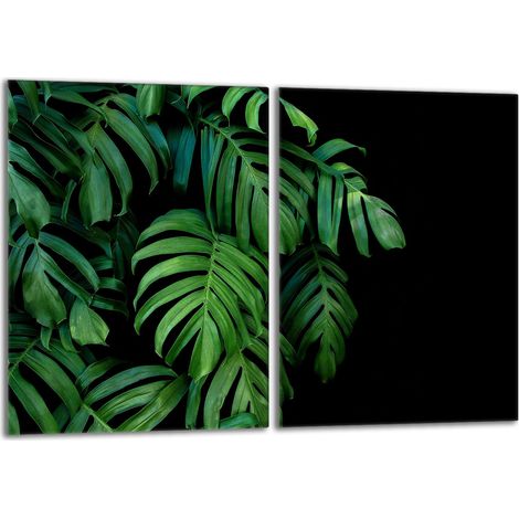 Protector de vidrio para encimera de cocina 2x40x52 Monstera (1/5)