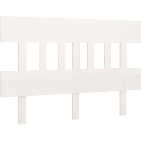 Maison Exclusive - Cabecero de cama madera maciza de pino blanco (1/5)