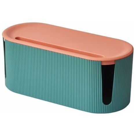 Designer cable box - cable management - Storage box for multiple sockets (green)-Fei Yu (1/4)
