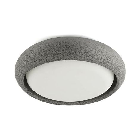 ANGA 240 Plafón de techo gris oscuro 72353 Faro Barcelona (1/4)