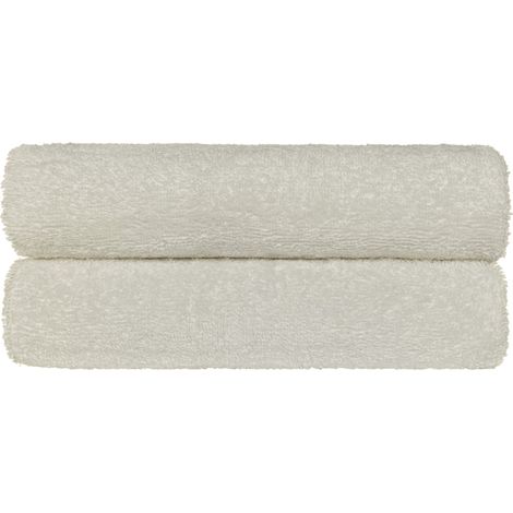 Set Asciugamani Bagno 100% Cotone Super Assorbenti Telo Doccia Spugna Professionali Salvietta Lavetta Viso Asciugamano Salviette Teli Asciugamano Ospite Qualità Hotel Lavette 2 Asciugamani - Natural