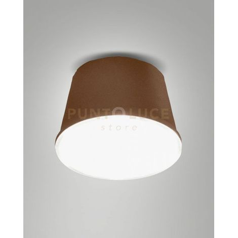 ARMANDA ILLUMINATORE CORTEN A LED 3W 3000K 320LM DIMMERABILE E ORIENTABILE RICARICABILE IP54