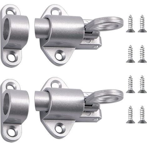 Automatischer, federbelasteter Türriegel (2er-Set) mit Schrauben (1/5)