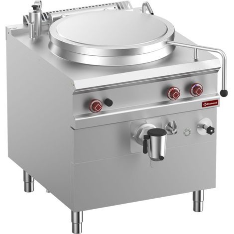 Marmite gaz 100 lt chauffe indirect- meuble - Diamond