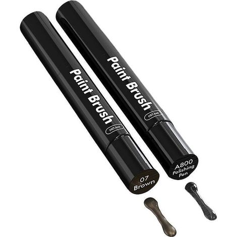 Lackreparaturset für Kratzer am Auto – Pinselapplikatorstift – 2er-Pack – Braun (1/5)