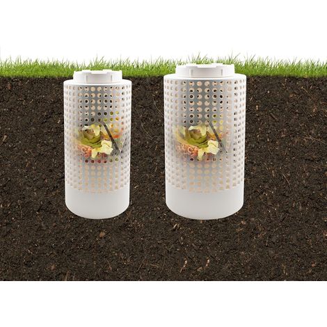 2 pièces Bacs à Compost de Jardin pour extérieur Bac à Compost de Ferme enterré pour Jardin, Potager, arrière-Cour, Serre 2 Tailles (1/5)