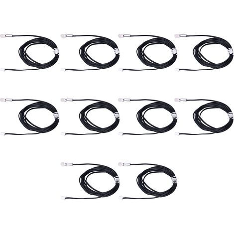 Lot de 10 sondes à capteur de température NTC thermistance borne à sertir froide 2 m 5K B3470 (1/5)
