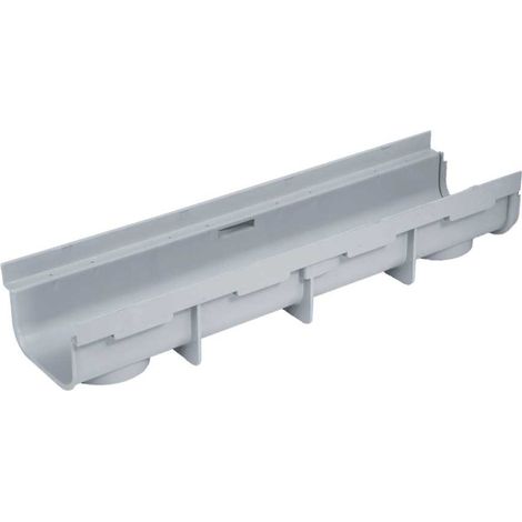 Canaleta de Evacuación Reforzada Para Rejillas Plásticas, Metálicas y Fundición Serie 130 - 500x130x90 mm - Adequa