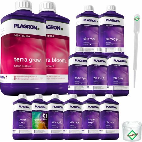 Plagron 13-Teiliges Dünger Set Terra XXXL – Erddünger Komplett-Set (1/5)