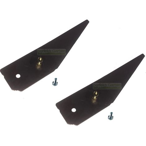 2 X 9,1 CM lame pour robots tondeuse AL-KO Robolinho EFCO BRILL OLEO MAC SOLO / 440434