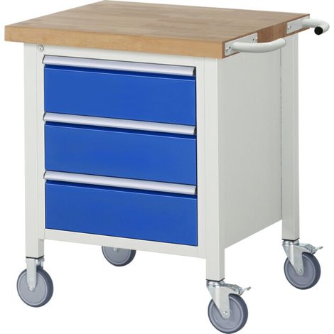 Etabli mobile brut Modèle 8157 LxPxH 750x700x880mm