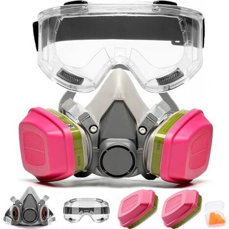 Reusable respirator mask with filter, 6800, respiratory protection against gases, dust for painting, welding, organic vapors, epoxy resin and sanding. (1/5)