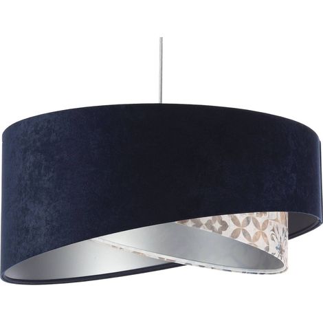 Suspension galaxy asymetric - Bleu marine, multicolore, argent (1/5)