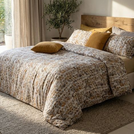 Couette 2 personnes 100 % coton motifs abstraits Les Uniques - Multicolore 6
