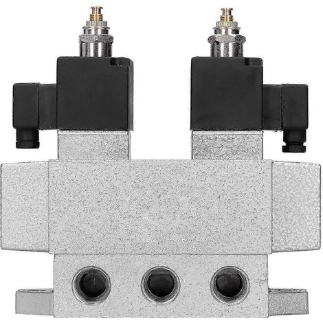 Électrovanne 3 positions 5 voies à double commande électrique pour équipement pneumatique G3/8in K35D2H10AC 110 V (1/4)