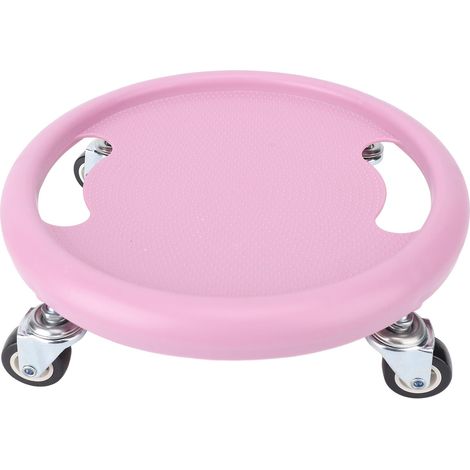 Rouleau de fitness multifonctionnel portable à 360° pour un entraînement de force et de fitness à domicile (rose) (1/5)