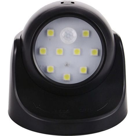 Spot LED Extérieur Sans Fil avec Détecteur de Mouvement, 150 Lumen, Sphère Réglable 360°, Rotation et Inclinaison, Alimentation Pile (1/5)