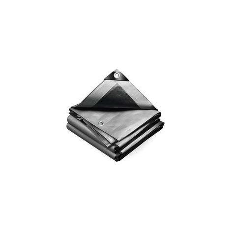 3x5m Bâche de Protection en Polyéthylène Bâche Imperméable Ultra Lourde et Résistante Revêtue des Deux côtés avec Oeillets en Aluminium Couverture Étanche pour Jardin, Piscine (1/5)