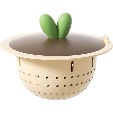 1 bonde d'évier de cuisine, crépine à motif dessin animé  Bonde d'évier avec couvercle pour salle de bain, anti-obstruction