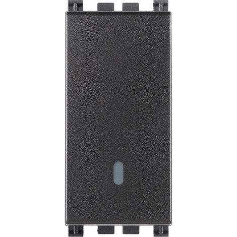 VIMAR - 19008.AB Pulsante 1P NO 10A antibatterico grigio