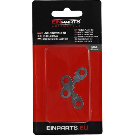 Fusibles planos de 42 mm y 30 A, 2 unidades. EPFUSE25 (1/3)