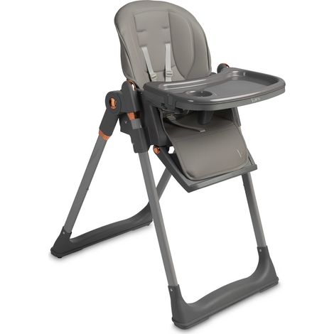 Chaise haute grise Vars (1/5)