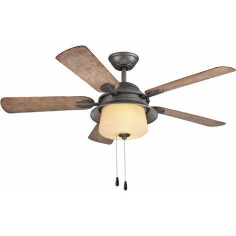 VENTILADOR FM VT130VINTAGE DE TECHO, ASPAS 132CM. 5 PALAS, 3 VELOCID. LUZ E14 55W.