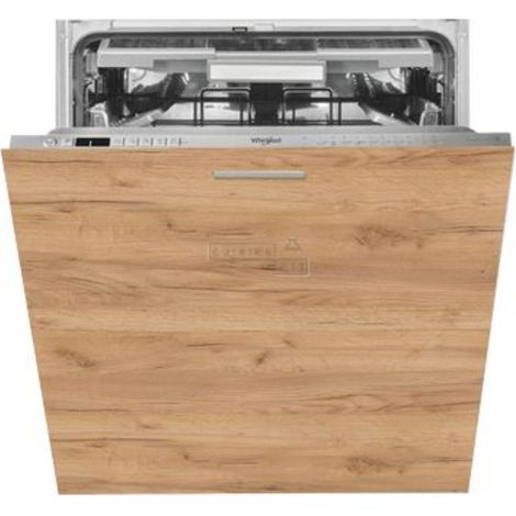 Façade pour lave-vaisselle tout intégrable Bellissi Chene L 60 cm -  Porte avec poignée apparente  Décor chêne brut
