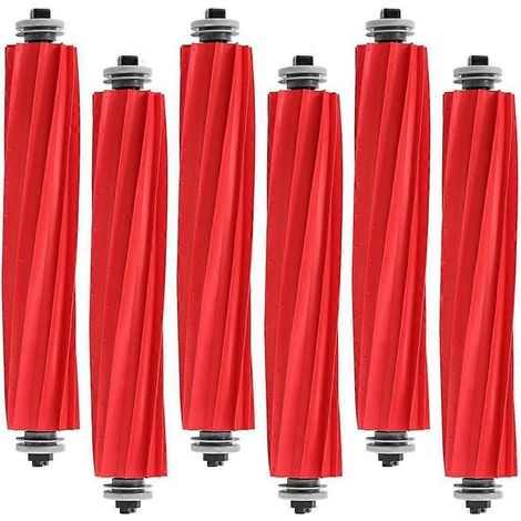 Lot de 6 brosses en caoutchouc pour aspirateurs Roborock Qrevo S/MaxV/Pro/Plus, séries Q Revo, S7 et QV 35A (1/5)
