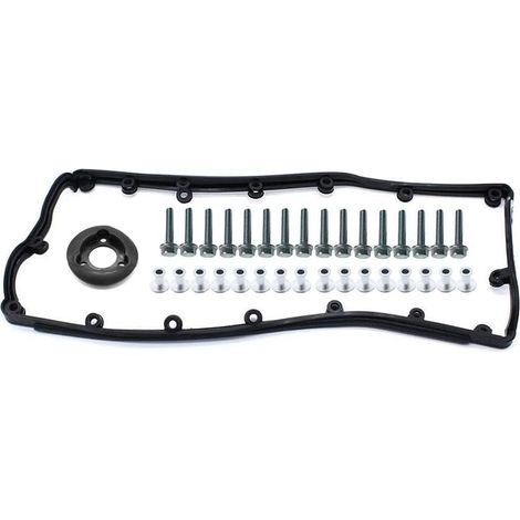 Jeu de boulons de joint de cache-culbuteur de soupape 070103469A Kit de joint de cache-culbuteur pour moteur de voiture compatible VW T5 Transporter 2.5 Tdi 2003-2009 070115315A SI-AT58044 (1/5)