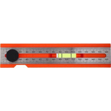 Adjustable position marking protractor, multi-angle folding depth measuring tool, spirit level, precise measuring tool for woodworking (1/5)