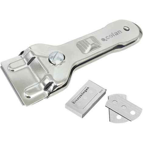 Rasqueta De Vitrocerámica INOX. Modelo Sena 13,5x4,5 cm