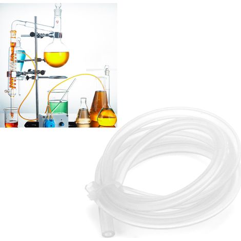 Tube en silicone transparent pour pompe péristaltique, 3,2 mm x 6,4 mm (1/5)