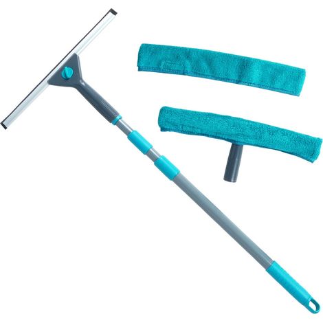 Teleskop-Fensterwischer mit Abzieher 57-128 cm 4-tlg.