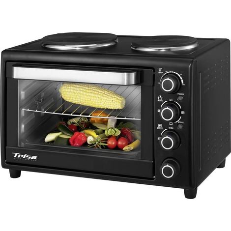 Trisa Electronics Modell Kompakt Mini-Ofen Schwarz 22 Liter