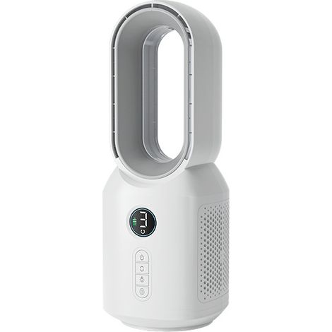 Trois vitesses de ventilation 4000mAh Ventilateur de bureau sans pale,ventilateur de table portable,Veilleuse d'ambiance (1/5)