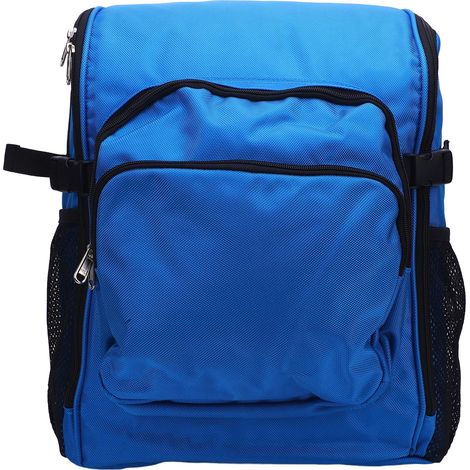 Sac à dos pour outils de nettoyage 45 x 32 x 19 cm, grande capacité, en tissu Oxford 1000D anti-éclaboussures, bleu (1/5)