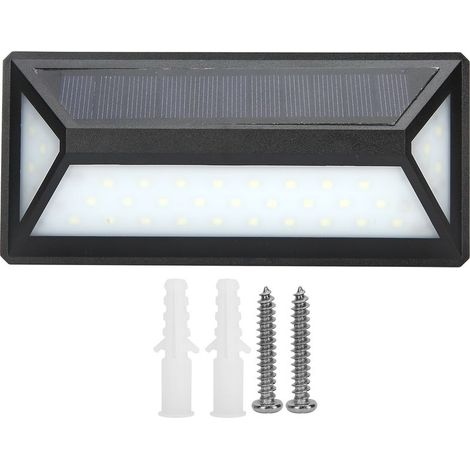 Solarleuchte – Außenwandleuchte mit Radarsensor – 33 weiße LEDs – IP65 wasserdicht – 16,5 x 7,5 x 3 cm – 1 Stück (1/5)