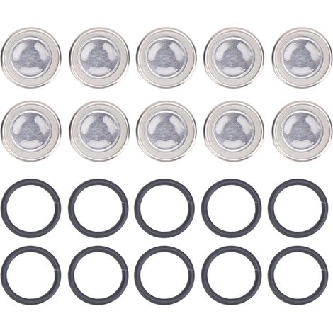 GARRYFIZH Verre de vue de maître-cylindre de frein avec joint torique, fenêtre de moto pour ATV diamètre: 18mm/0,7 pouces, 10 pièces (1/5)