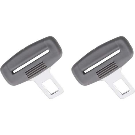 Anti-Gürtel-Warnung, Gürtelsirene, Gürtellasche für Metallschnalle, Kunststoffgriff, grau (2er-Packung) (1/5)