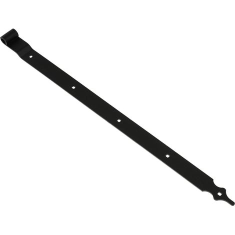 Ladenband Gekröpft Schwarz 80 cm Rustikale Spitze - Pro Stück