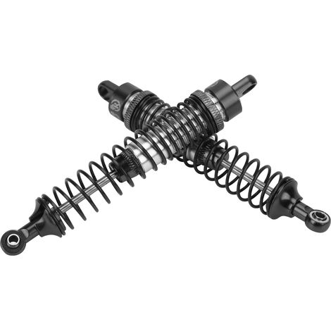 2 Stück 108 mm RC-Stoßdämpfer-Set aus Metall für HSP / RGT / Himoto / Redcat 1/10 RC-Cars, Schwarz (1/5)
