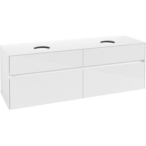 VB WTUS Collaro C052 1600x548x500mm 4 pièces pour 2 WT Blanc brillant (1/2)
